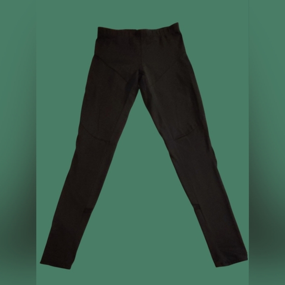 NORMA KAMALA INTERACTIVE ACTIVE MID RISE ATHLEISURE COMPRESSION LEGGINGS SZ. SM - Picture 1 of 9